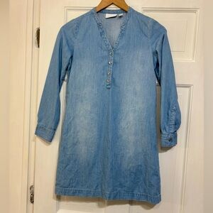 Children’s Place Girls sz L (10/12) Distressed Denim Shirtdress